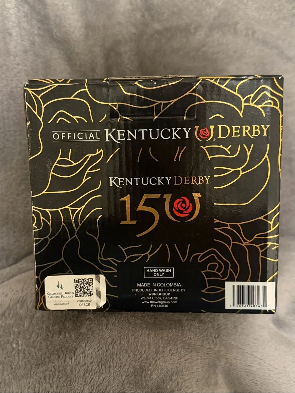 Churchill Downs 150th Kentucky Derby - Set of 4 - 12oz. Mint Julep Glasses - New